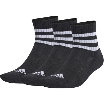Wadensocken Adidas 3-Stripes Sportswear (x3) Noir 46/48 Wadensocken Adidas 3-Stripes Sportswear (x3) Noir 46/48