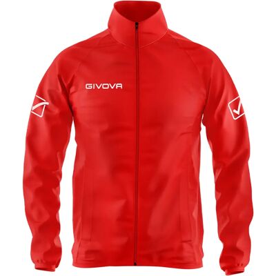 Wasserdichte Kinderjacke Givova Basico Rouge 2XS Wasserdichte Kinderjacke Givova Basico Rouge 2XS