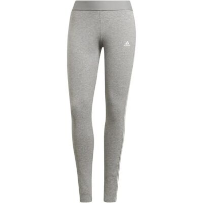 Damen-Leggings adidas Essentials 3-Bandes Gris L Damen-Leggings adidas Essentials 3-Bandes Gris L