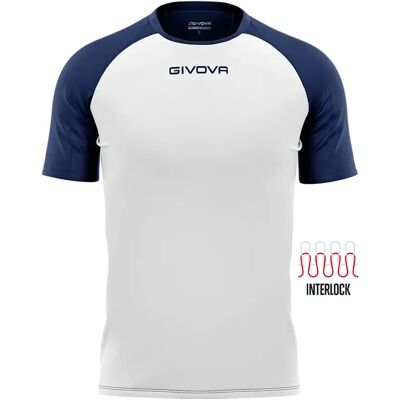 Givova Capo Interlock MAC030304 Fußballtrikot - weiß Givova Capo Interlock MAC030304 Fußballtrikot - weiß
