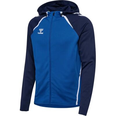 Trainingsjacke mit Kapuze und Reißverschluss Hummel Lead 2.0 Bleu M Trainingsjacke mit Kapuze und Reißverschluss Hummel Lead 2.0 Bleu M