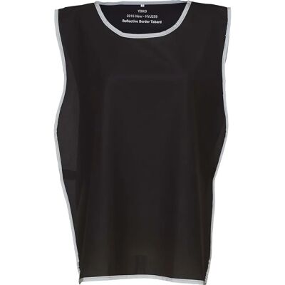 Weste mit reflektierendem Rand Yoko Noir L/XL Weste mit reflektierendem Rand Yoko Noir L/XL