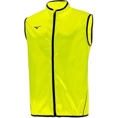 Wasserdichte ärmellose Unisex-Weste Mizuno Jaune XL Wasserdichte ärmellose Unisex-Weste Mizuno Jaune XL