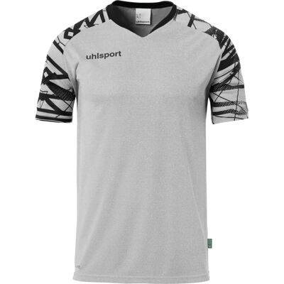 UHLSPORT Dunkelgrau Meliert Kurzes Fußballtrikot UHLSPORT Dunkelgrau Meliert Kurzes Fußballtrikot