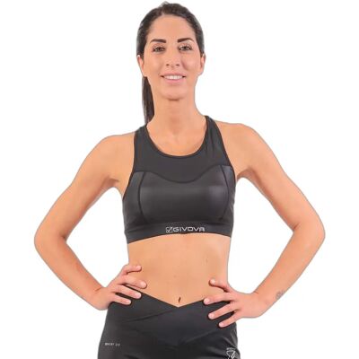 Damen-Sport-BH Givova Eco Schwarz M Damen-Sport-BH Givova Eco Schwarz M