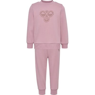 Baby-Jogginganzug aus Jersey Hummel BEE Rosa 0/1 Monat Baby-Jogginganzug aus Jersey Hummel BEE Rosa 0/1 Monat