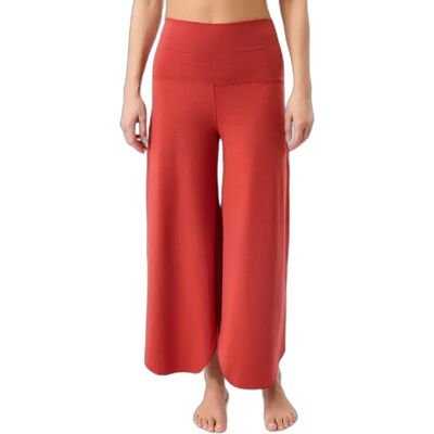 Weite, fließende Hose für Frauen Mandala Tulip Rouge L Weite, fließende Hose für Frauen Mandala Tulip Rouge L