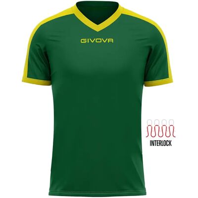 Kindertrikot Givova Revolution Vert 3XS Kindertrikot Givova Revolution Vert 3XS
