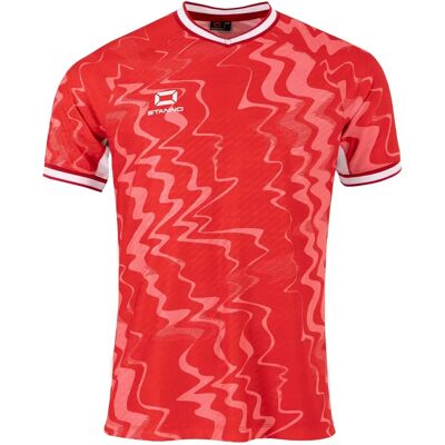 Kindertrikot Stanno Wave Rouge 10 ans Kindertrikot Stanno Wave Rouge 10 ans