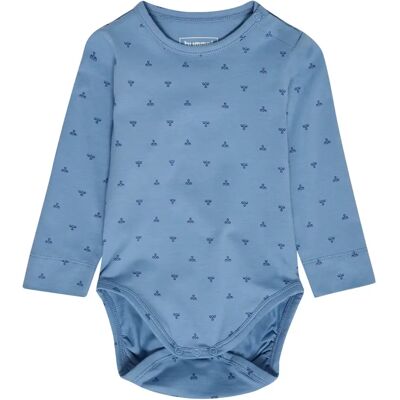 Baby-Body Hummel Mini Bee AOP Blau 0/1 Monat Baby-Body Hummel Mini Bee AOP Blau 0/1 Monat