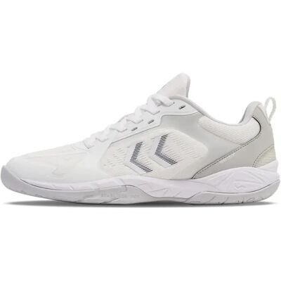 HUMMEL Herren Handballschuhe SPEED COURT - Weiß/Grau - 41 - Handballschuhe HUMMEL Herren Handballschuhe SPEED COURT - Weiß/Grau - 41 - Handballschuhe