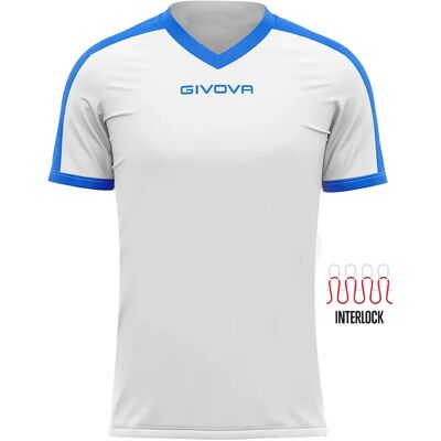 Kindertrikot Givova Revolution Blanc 4XS Kindertrikot Givova Revolution Blanc 4XS
