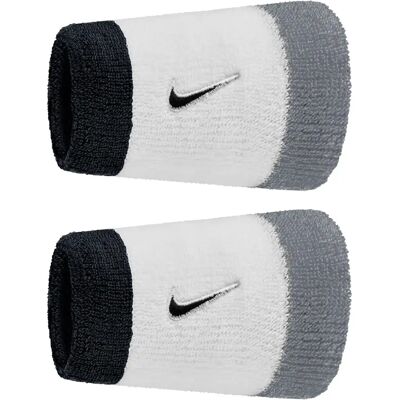 Flauschiges Handgelenkband Nike Swoosh Classic Double Wide (x2) Blanc TU Flauschiges Handgelenkband Nike Swoosh Classic Double Wide (x2) Blanc TU
