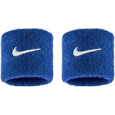 Flauschiges Handgelenkband Nike Swoosh Classic (x2) Blau TU Flauschiges Handgelenkband Nike Swoosh Classic (x2) Blau TU