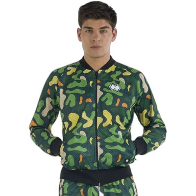Bomberjacke Errea Graphic Vert M Bomberjacke Errea Graphic Vert M
