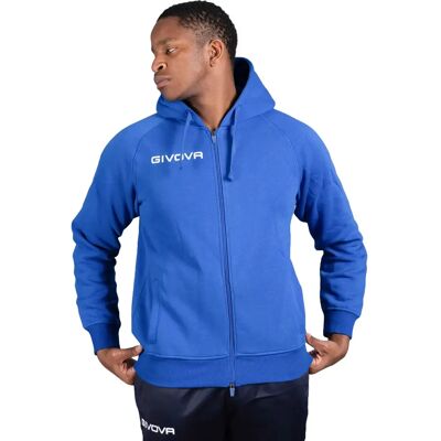 Kapuzenjacke Givova King Bleu 2XL Kapuzenjacke Givova King Bleu 2XL