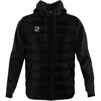 Daunenjacke mit Kapuze, Damen Givova Superior Schwarz M Daunenjacke mit Kapuze, Damen Givova Superior Schwarz M