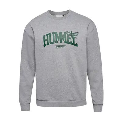 Sweatshirt mit weitem Rundhalsausschnitt Hummel University Bee Gris M Sweatshirt mit weitem Rundhalsausschnitt Hummel University Bee Gris M