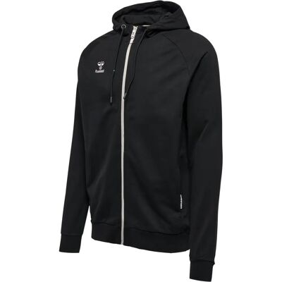 Sweatshirt mit Kapuze und Reißverschluss aus Baumwolle, Damen Hummel Move Grid Noir 2XL Sweatshirt mit Kapuze und Reißverschluss aus Baumwolle, Damen Hummel Move Grid Noir 2XL