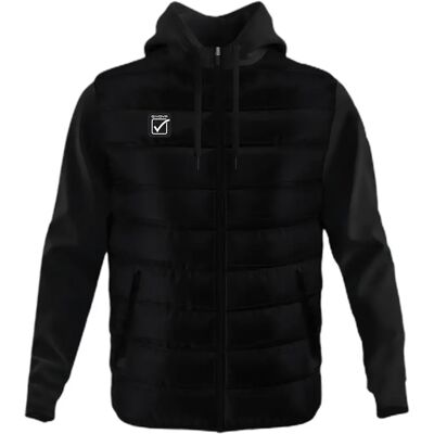 Daunenjacke mit Kapuze, Damen Givova Superior Schwarz L Daunenjacke mit Kapuze, Damen Givova Superior Schwarz L