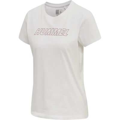 T-Shirt aus Baumwolle, Damen Hummel TE Cali Weiß XS T-Shirt aus Baumwolle, Damen Hummel TE Cali Weiß XS