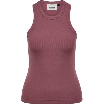 Geripptes Tanktop Damen Hummel Pulse Lila L Geripptes Tanktop Damen Hummel Pulse Lila L