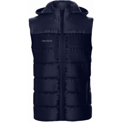 Ärmellose Daunenjacke Kind Givova Prime Blau XS Ärmellose Daunenjacke Kind Givova Prime Blau XS
