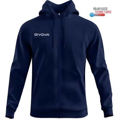 Fleecejacke Kind Givova 500 Blau 4XS Fleecejacke Kind Givova 500 Blau 4XS
