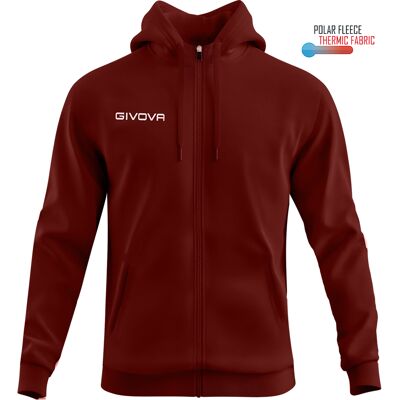 Fleecejacke Kind Givova 500 Braun 2XS Fleecejacke Kind Givova 500 Braun 2XS