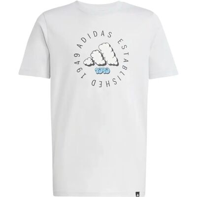 Adidas 100% Baumwolle Grafik T-Shirt - Freizeit T-Shirt Adidas 100% Baumwolle Grafik T-Shirt - Freizeit T-Shirt