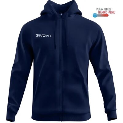 Fleecejacke Kind Givova 500 Bleu XS Fleecejacke Kind Givova 500 Bleu XS