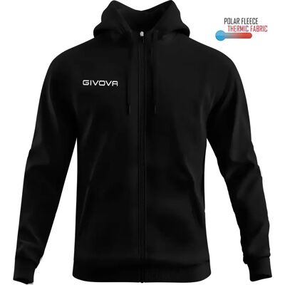Fleecejacke Kind Givova 500 Noir 3XS Fleecejacke Kind Givova 500 Noir 3XS