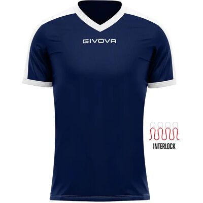 Kindertrikot Givova Revolution Bleu 3XS Kindertrikot Givova Revolution Bleu 3XS