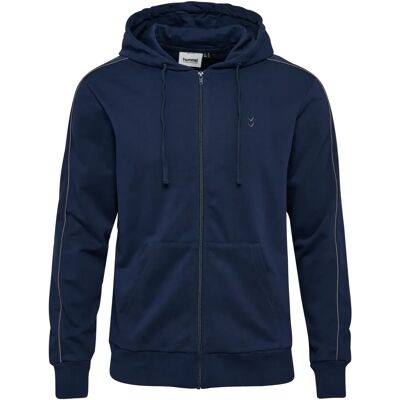 Kapuzenjacke Hummel Pulse Piping Bleu XL Kapuzenjacke Hummel Pulse Piping Bleu XL
