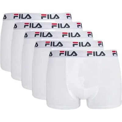 Boxer Fila FU5016/5 (x5) Blanc L Boxer Fila FU5016/5 (x5) Blanc L