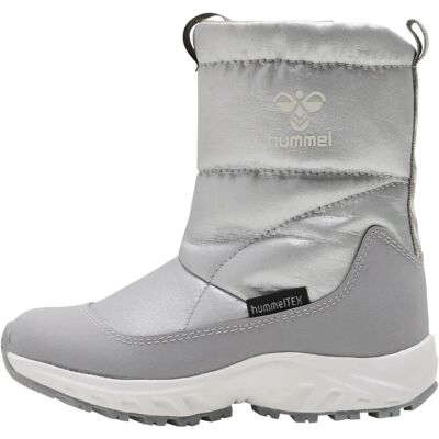 Recycelte gepolsterte Stiefel Kind Hummel Root Puffer Tex Argenté 24 Recycelte gepolsterte Stiefel Kind Hummel Root Puffer Tex Argenté 24