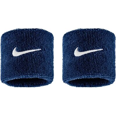 Flauschiges Handgelenkband Nike Swoosh Classic (x2) Bleu TU Flauschiges Handgelenkband Nike Swoosh Classic (x2) Bleu TU