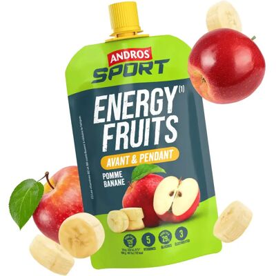 Energiegetränk Andros Sport Energy Fruits Pomme Banane Vert 114 g Energiegetränk Andros Sport Energy Fruits Pomme Banane Vert 114 g