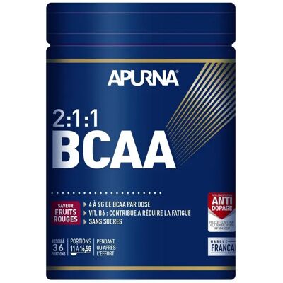 Aminosäuren rote Früchte Apurna BCAA 4:1:1 Bleu 400 g Aminosäuren rote Früchte Apurna BCAA 4:1:1 Bleu 400 g