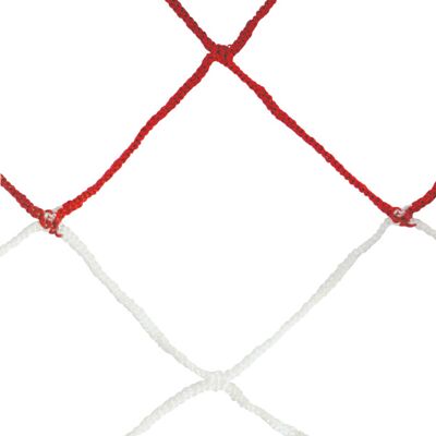 EMDÉ Handballnetz - Weiß/Rot, Weiß/Blau - Einfach geflochtenes 4mm EMDÉ Handballnetz - Weiß/Rot, Weiß/Blau - Einfach geflochtenes 4mm