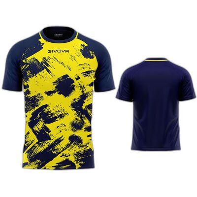 Kindertrikot Givova Art Gelb 3XS Kindertrikot Givova Art Gelb 3XS