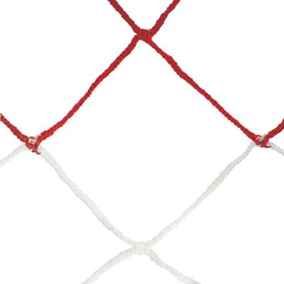 EMDÉ Handballnetz - Weiß/Rot, Weiß/Blau - Einfach geflochtenes 4mm EMDÉ Handballnetz - Weiß/Rot, Weiß/Blau - Einfach geflochtenes 4mm