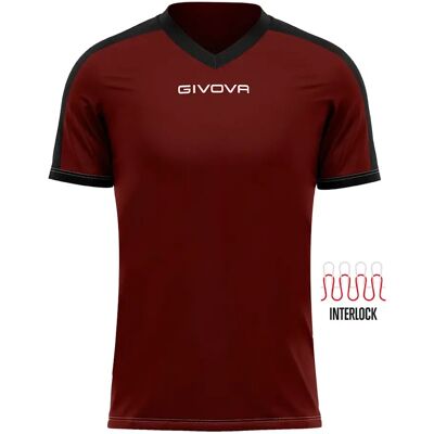 Kindertrikot Givova Revolution Marron 3XS Kindertrikot Givova Revolution Marron 3XS