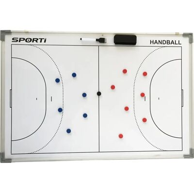 Kleines doppelseitiges Handballtafel 30x45cm Sporti Blanc TU Kleines doppelseitiges Handballtafel 30x45cm Sporti Blanc TU