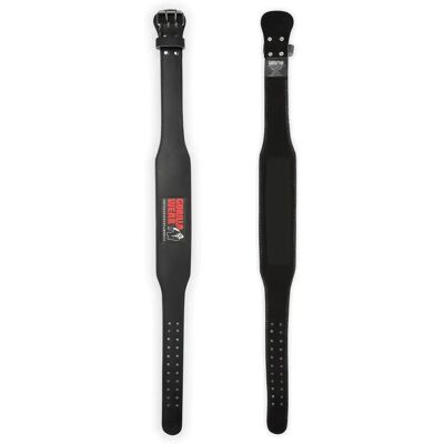 Gepolsterter Hebegürtel aus Leder Gorilla Wear 4" Schwarz S/M Gepolsterter Hebegürtel aus Leder Gorilla Wear 4" Schwarz S/M