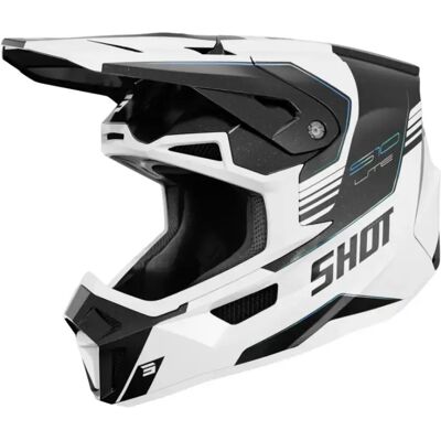 Integralhelm Shot Race Gear Lite-S10 Blanc M (57/58 cm) Integralhelm Shot Race Gear Lite-S10 Blanc M (57/58 cm)