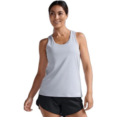Damen-Top 2XU Aero Gris S Femme Damen-Top 2XU Aero Gris S Femme