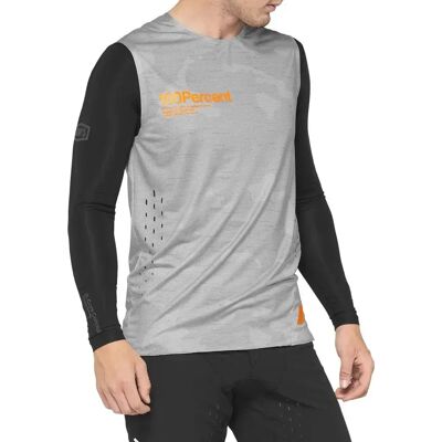 Ärmelloses Trikot 100% r-core concept Gris S Ärmelloses Trikot 100% r-core concept Gris S