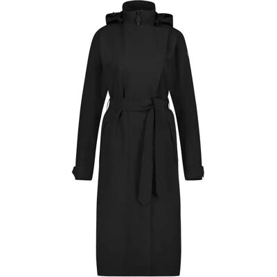 Lange wasserdichte Jacke, Frau Agu Trench Coat Noir M Femme Lange wasserdichte Jacke, Frau Agu Trench Coat Noir M Femme