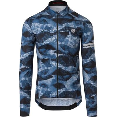 Trikot mit Sprachärmeln Agu Abstract Mountains Performance Bleu M Homme Trikot mit Sprachärmeln Agu Abstract Mountains Performance Bleu M Homme